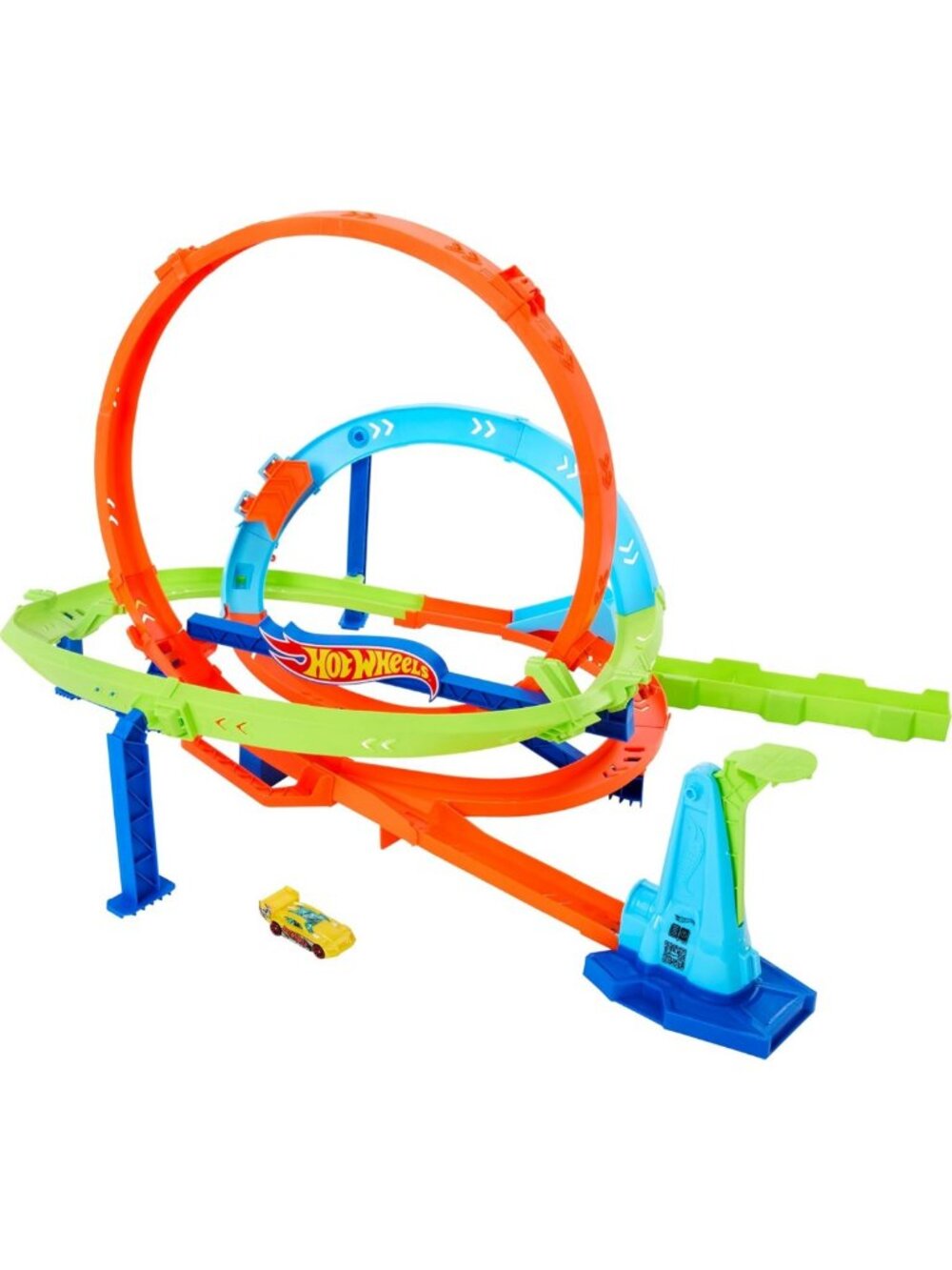 Exciting Action Loop Cyclone Challenge Track Set with Toy Car - Ultimate Race